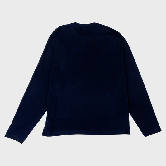 COLLEGE TWO-TONE LOGO LONG-SLEEVE ORGANIC T-SHIRT