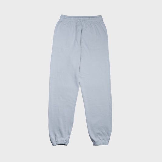 Organic Cotton Sweatpants in Limestone Grey Back View