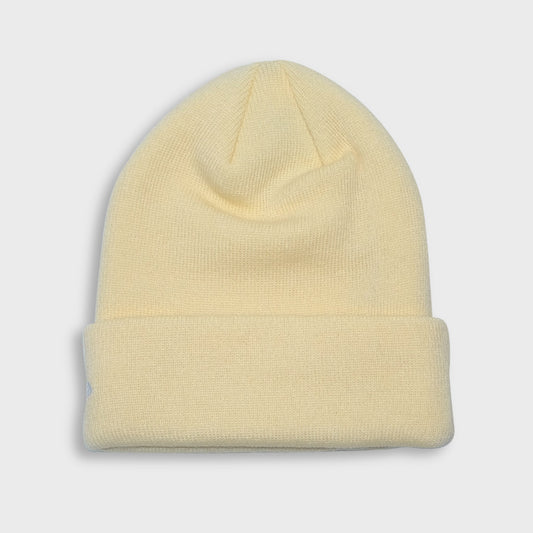A Sleeping Samurai New Era Yellow Beanie back view
