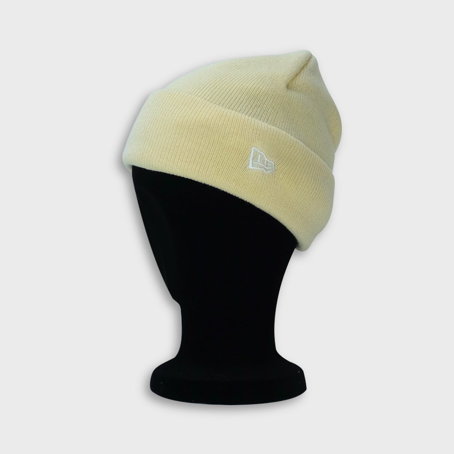 A Sleeping Samurai New Era Yellow Beanie on dummy right view