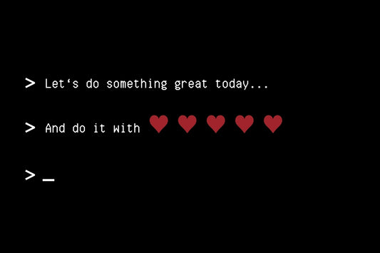 Let's Do Something Great Today