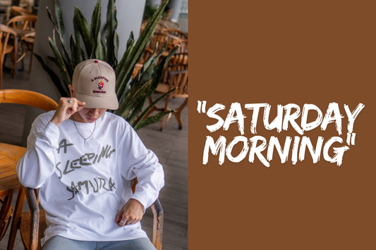 A SLEEPING SAMURAI® COLLEGE "SATURDAY MORNING" CAP